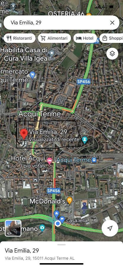 Appartamento Lella Zona Terme Centro E Vicino Habilita-Villa Igea Acqui Terme Ngoại thất bức ảnh
